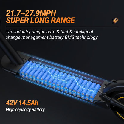 AOVOPRO ES80 Electric Scooter 350W 10.5 Ah Long Range High Speed Foldable