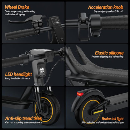AOVOPRO ES80 Electric Scooter 350W 10.5 Ah Long Range High Speed Foldable