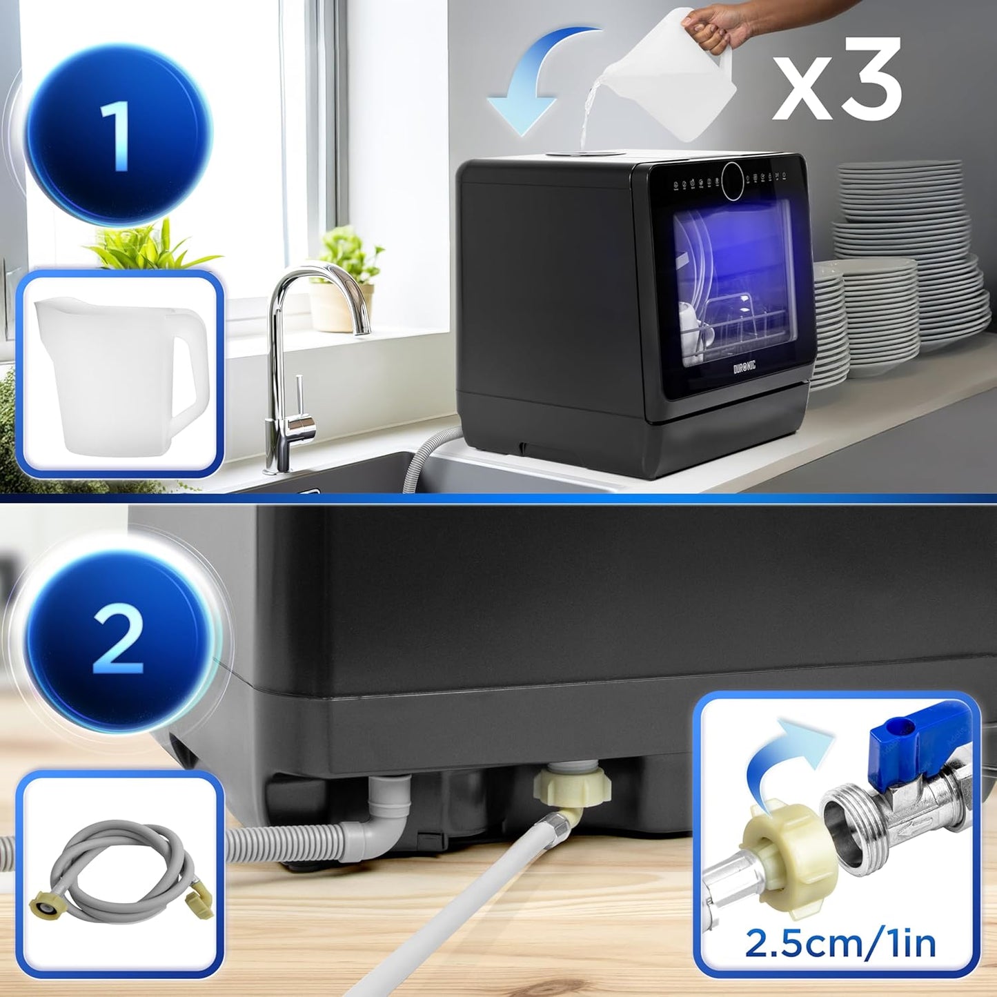 Duronic Table Top Dishwasher DW5