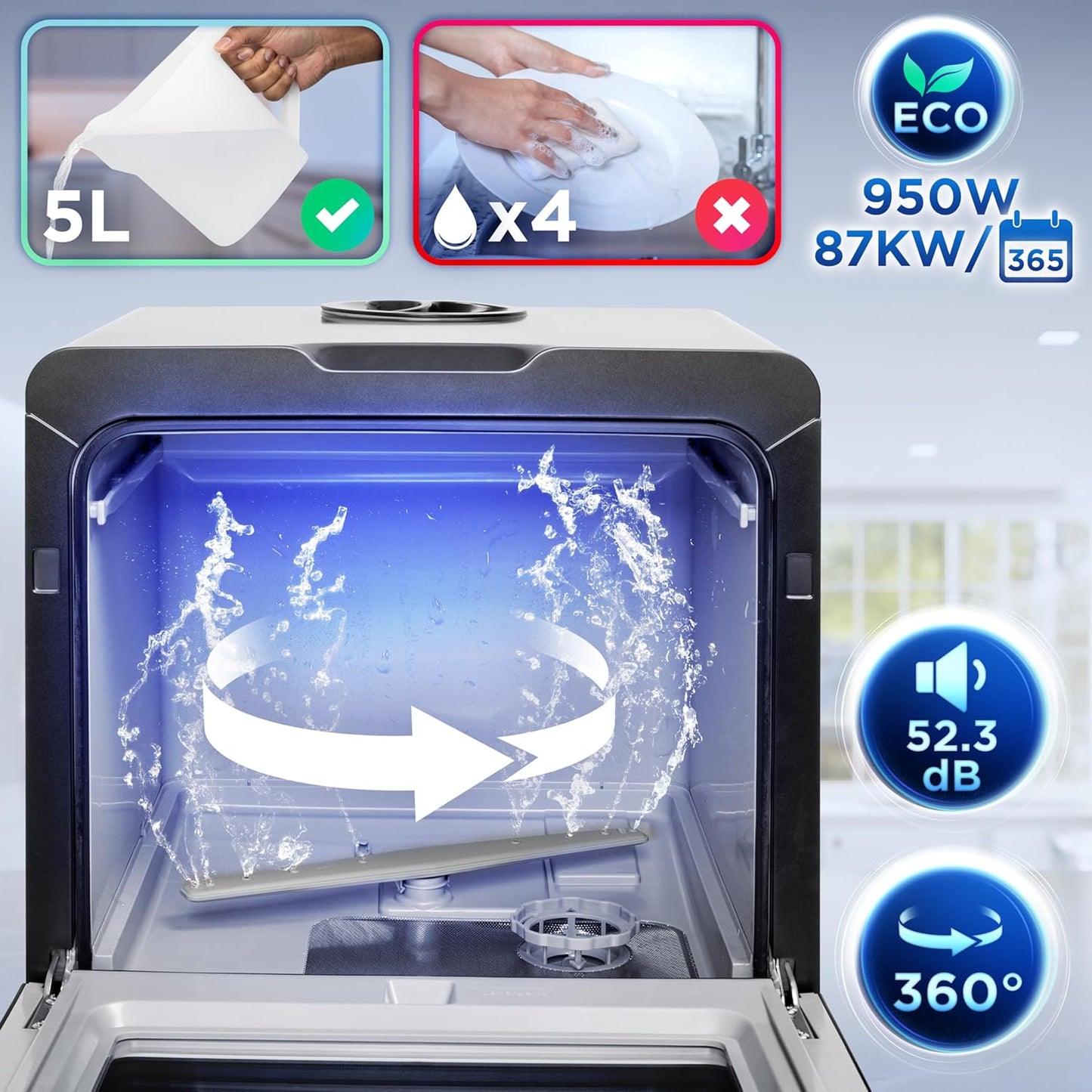 Duronic Table Top Dishwasher DW5