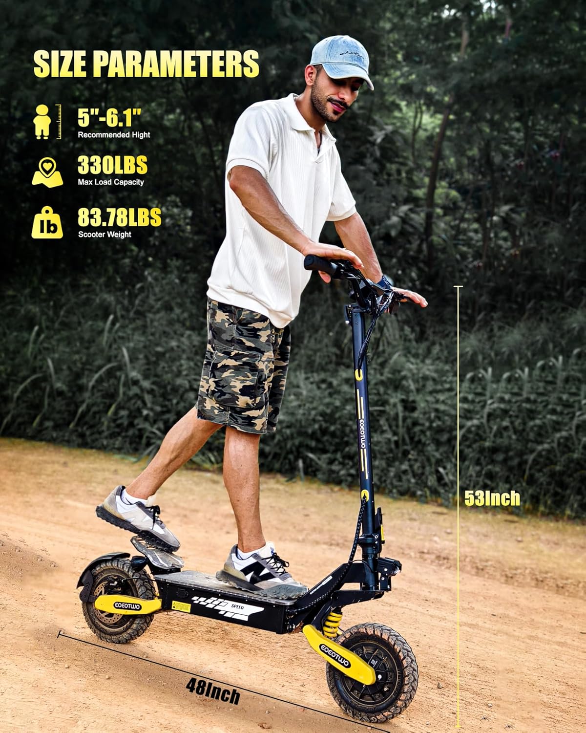 EOEOTWO Electric Scooter for Adults