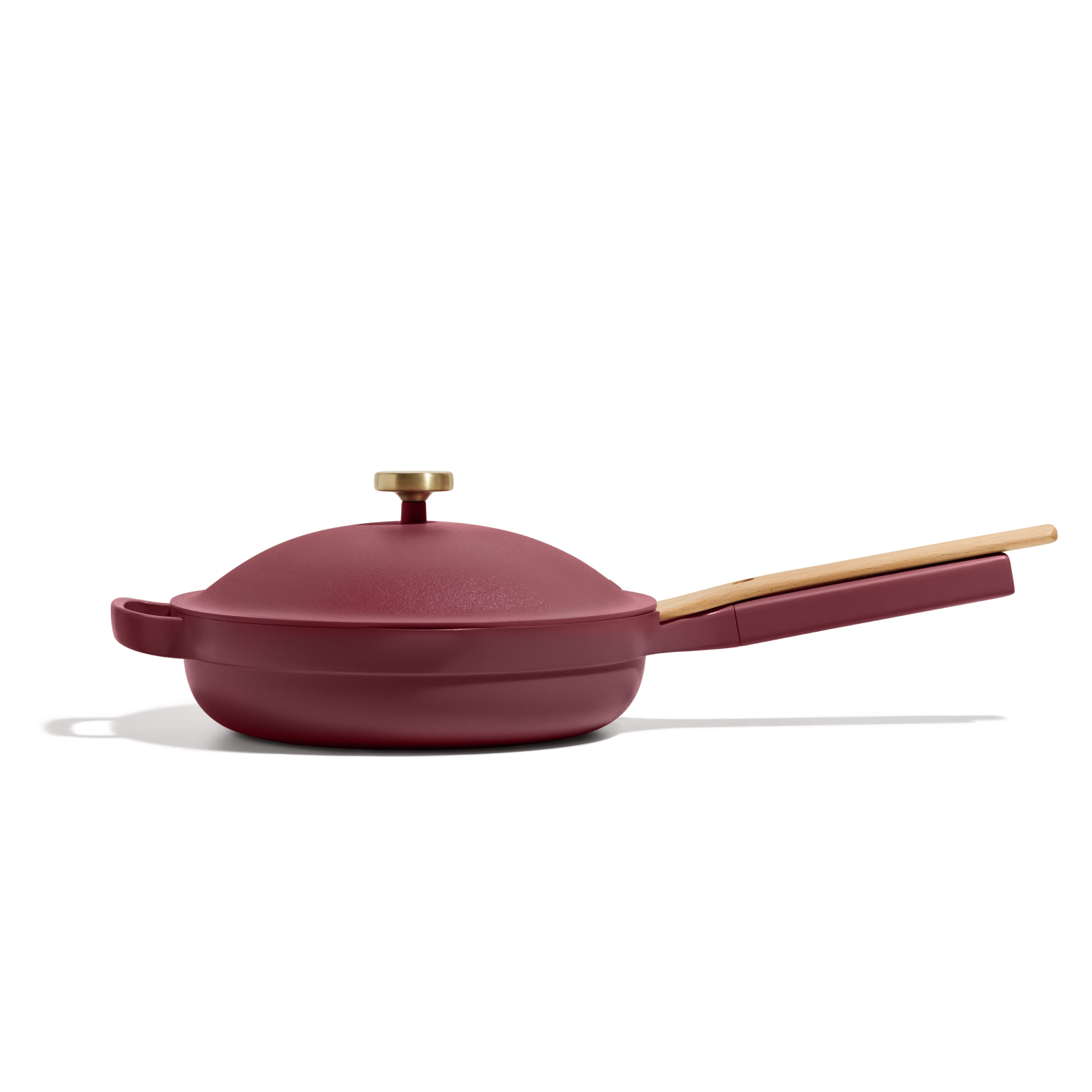 The Always Pan 2.0, a red pan with a lid from our bestselling cookware collection, is perfect for versatile cooking.