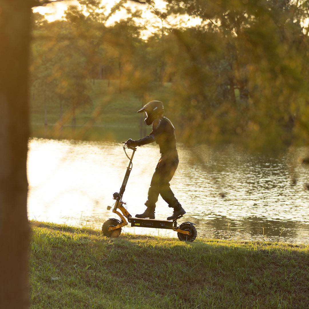 YUME SCOOTER X11+ 6000W Motor Scooter, 50MPH 56/60 Miles 60V 27/30AH Electric Scooter for Adults, 11" Tire with Steering Damper 440lbs Max Loading Adult E-Scooter,UL-2272 Certified