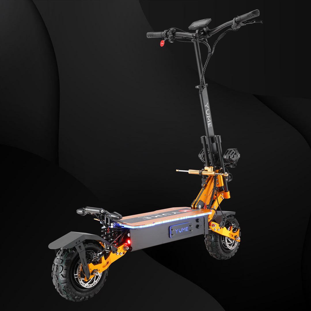 YUME SCOOTER X11+ 6000W Motor Scooter, 50MPH 56/60 Miles 60V 27/30AH Electric Scooter for Adults, 11" Tire with Steering Damper 440lbs Max Loading Adult E-Scooter,UL-2272 Certified