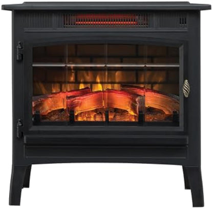 duraflame Freestanding Electric Fireplace Stove Heater with 3D Flame Effect for 1,000 Sq. Ft. Room,